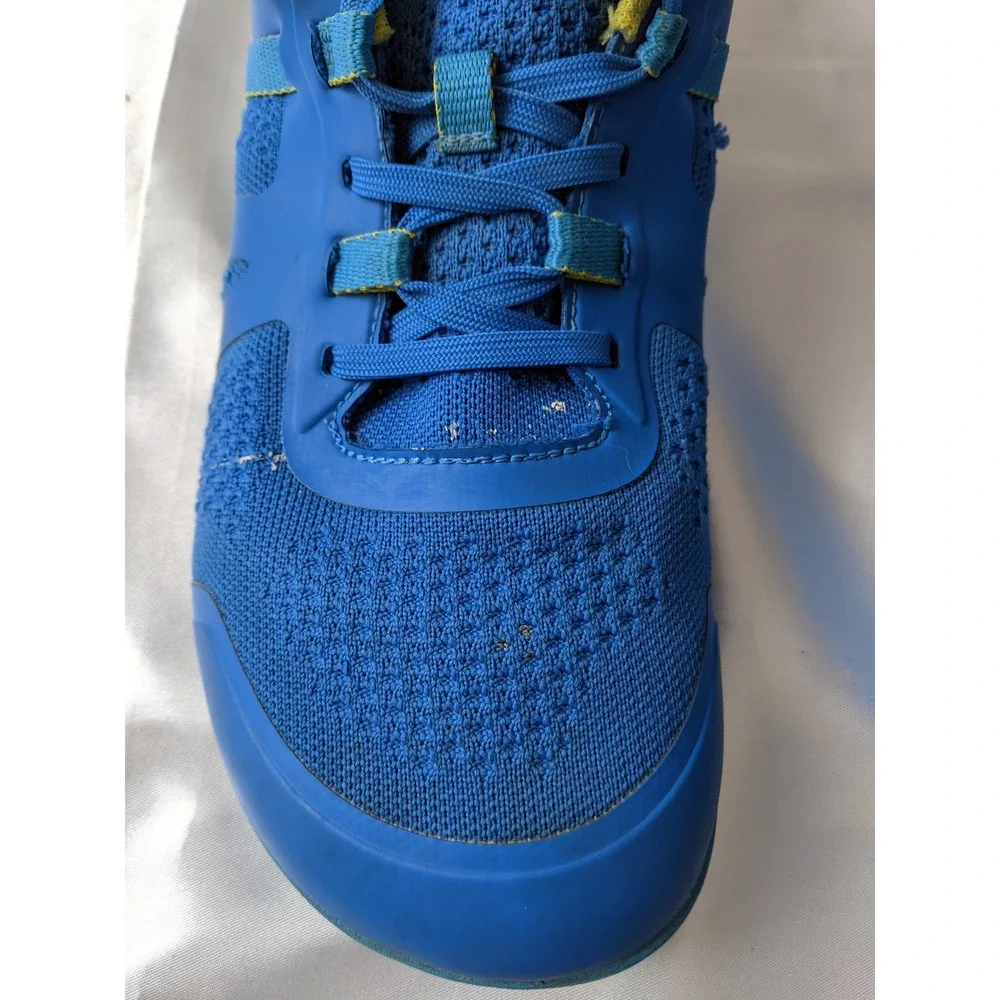Xero Shoes Prio Perform Womens 10.5 Blue Yellow Minimalist Barefoot Sneakers